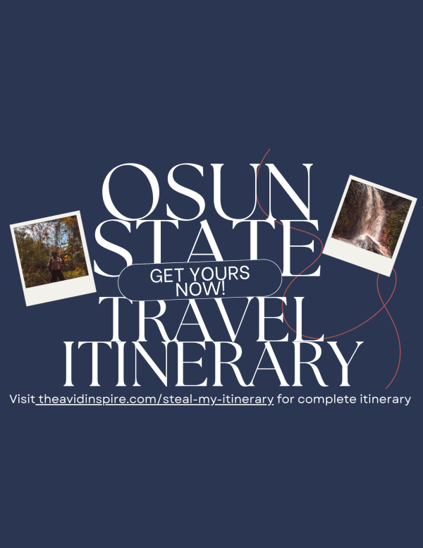 Osun State Travel Itinerary for 7 days
